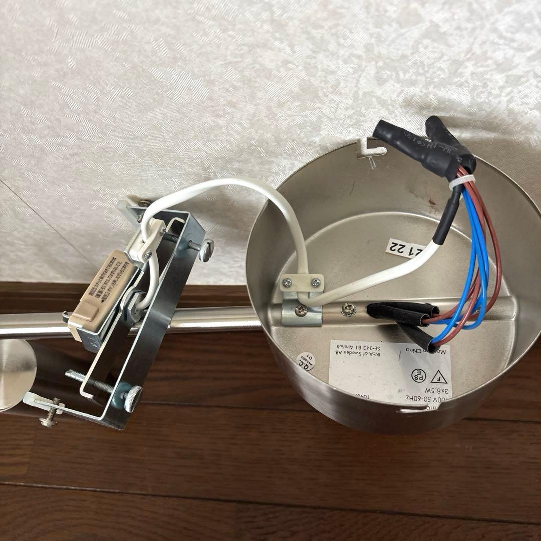 【良品】IKEA ヴィッルモー VIRRMO スポットライト 電球付き 廃盤