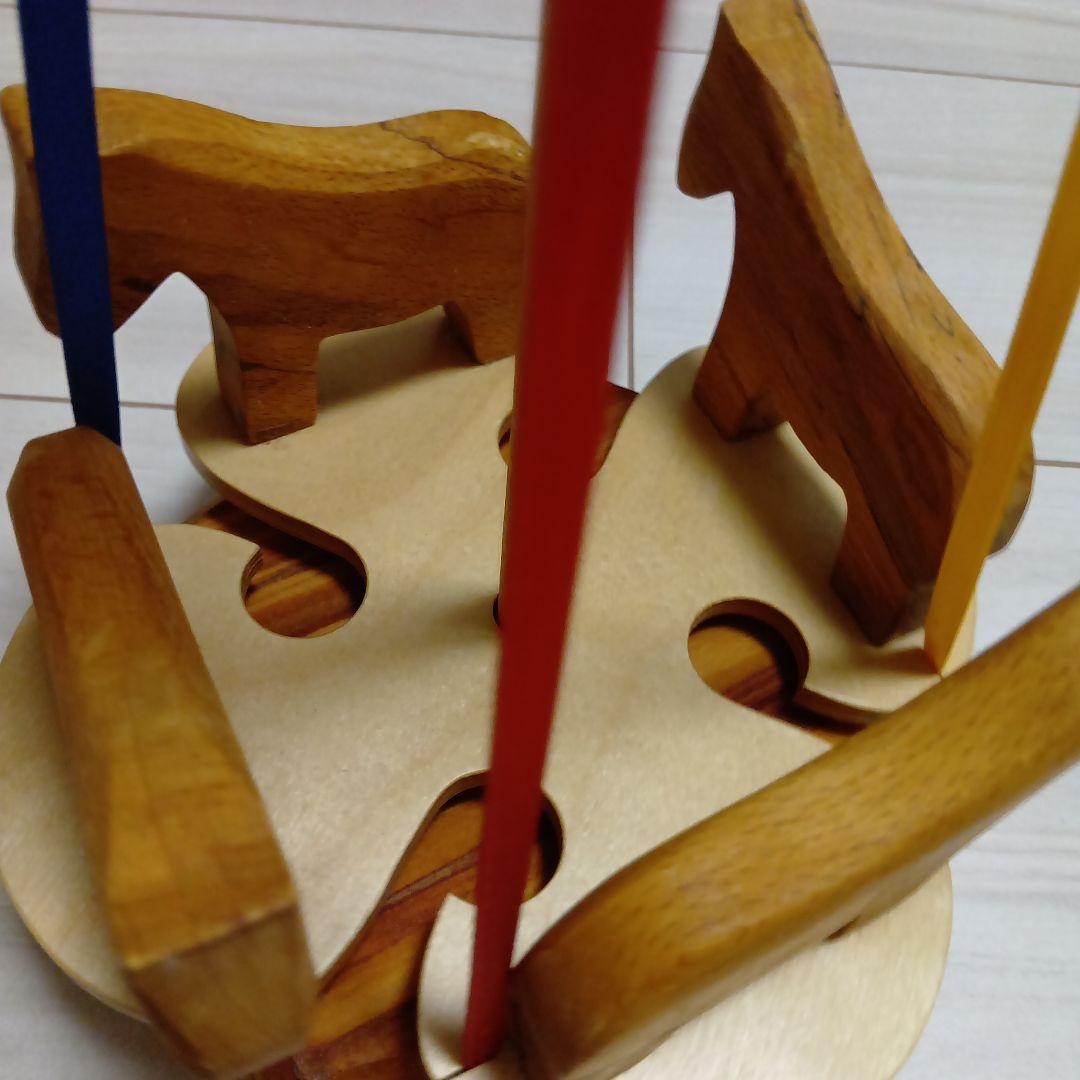 CAMPHILL 木製メリーゴーランド　木のおもちゃ　知育玩具　キャンプヒル