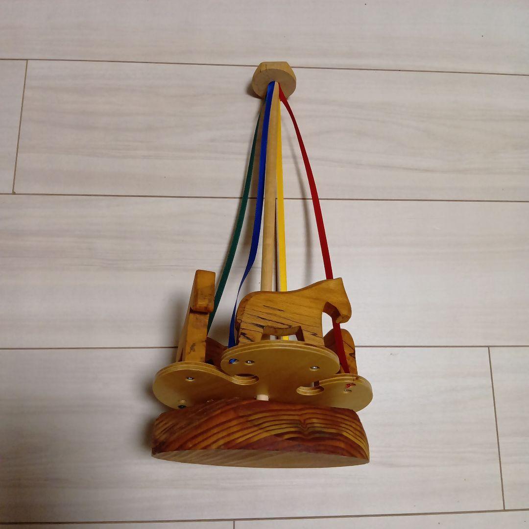CAMPHILL 木製メリーゴーランド　木のおもちゃ　知育玩具　キャンプヒル