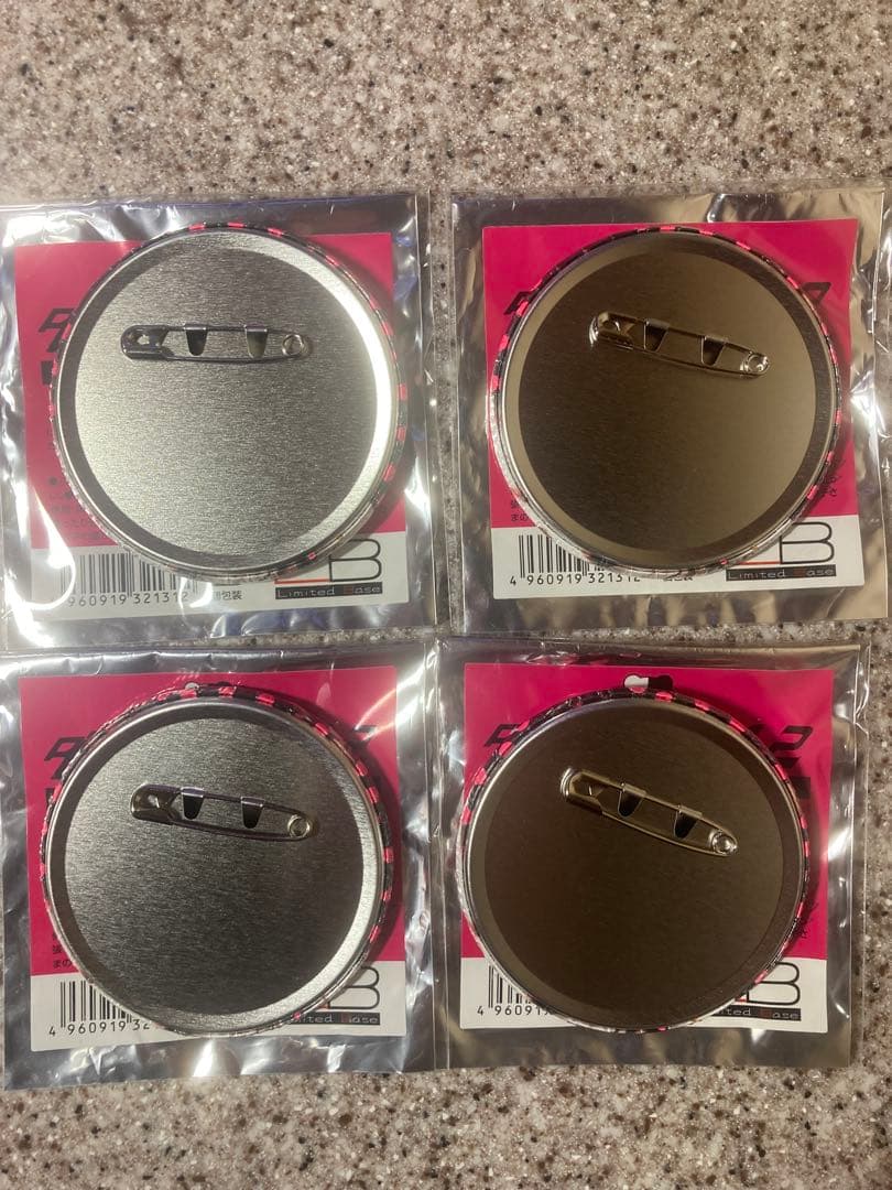 未使用　ダンガンロンパ　血まみれ缶バッジ　石丸清多夏 4個セット