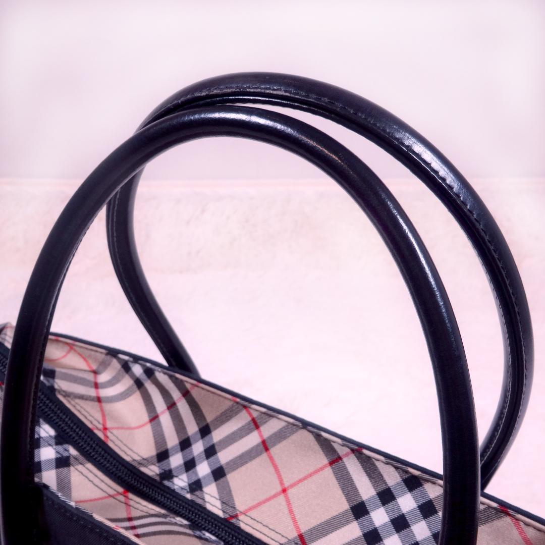 【ほぼ未使用品】✨BURBERRY ブルーレーベル 内ノバチェック ミニトート✨