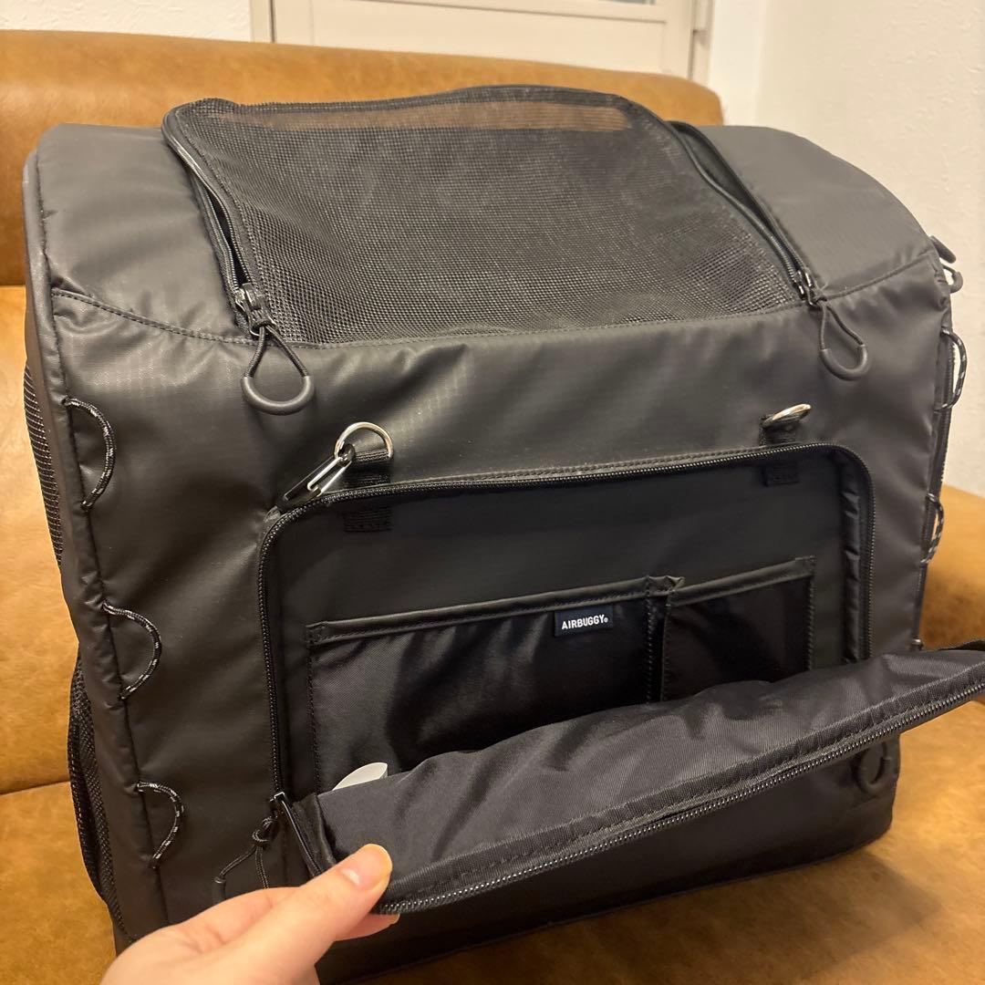 AIRBUGGY 3ウェイバックパックキャリー [ワイド]レインカバー付き