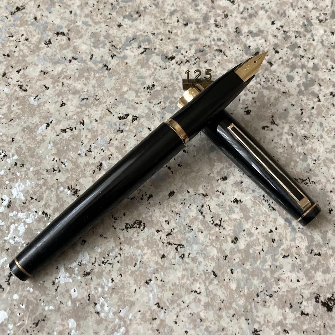 #125 オーバーホール済み 万年筆 プラチナ PLATINUM ロング14k