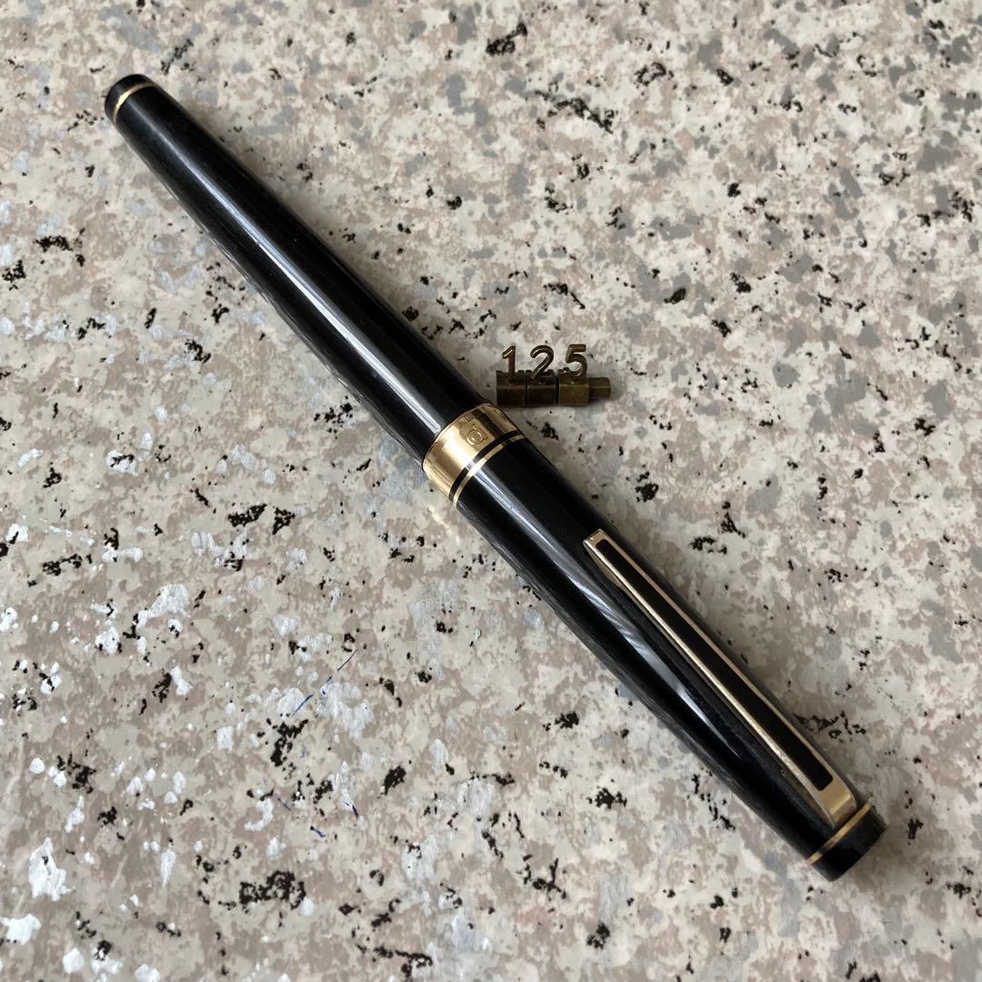 #125 オーバーホール済み 万年筆 プラチナ PLATINUM ロング14k