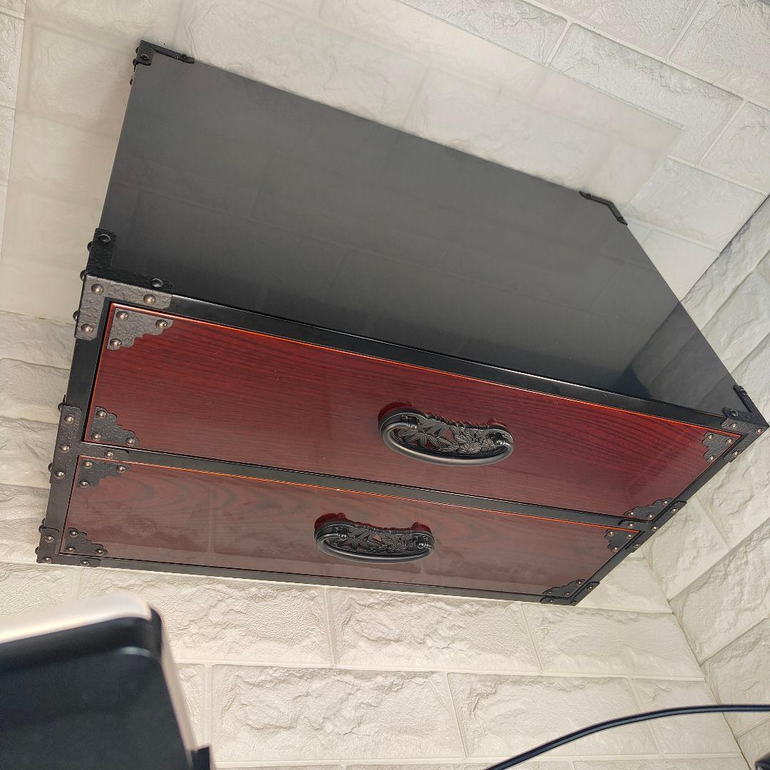 仙台小箪笥 赤漆 45×30×25cm