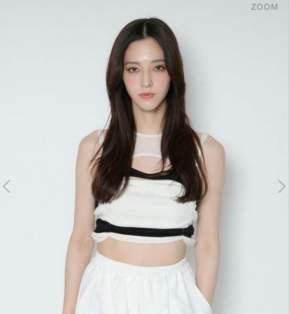 トップス Melt the lady tiny fluffy tank + tops