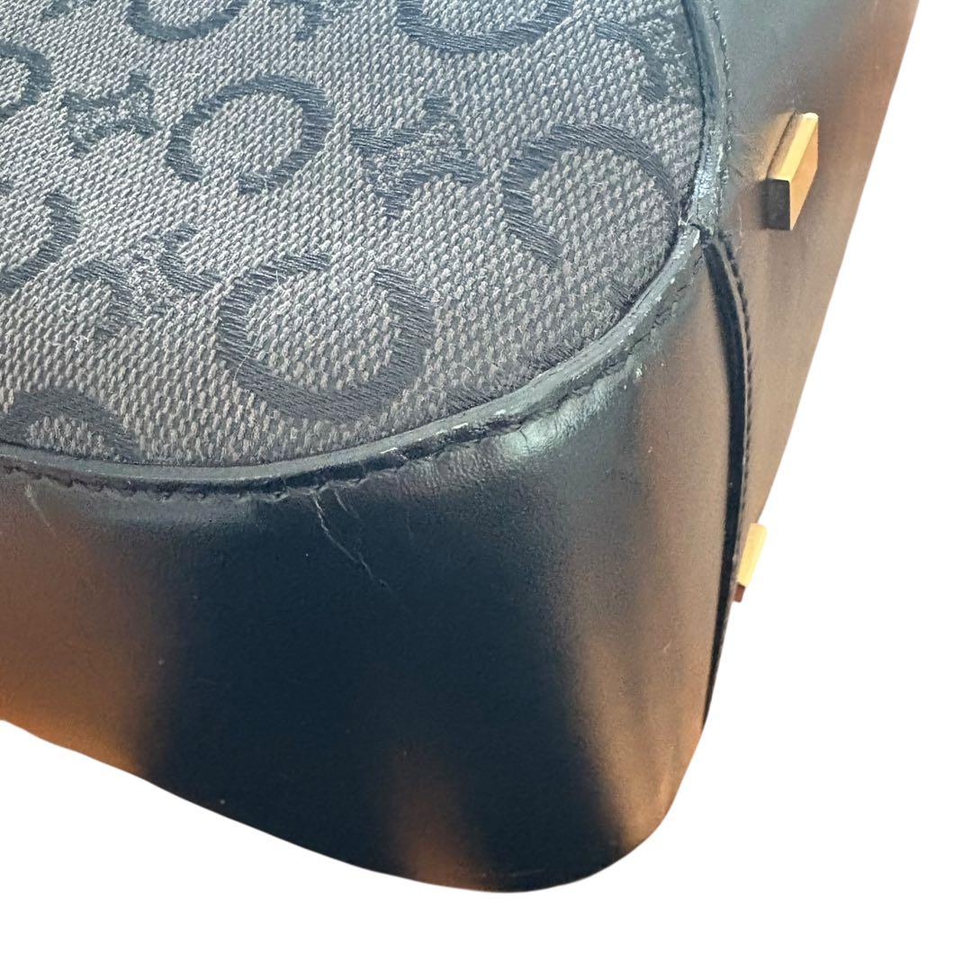 極美品　セリーヌ　トートバッグ　マカダム　大容量　ビジネスバッグ　A4収納可能