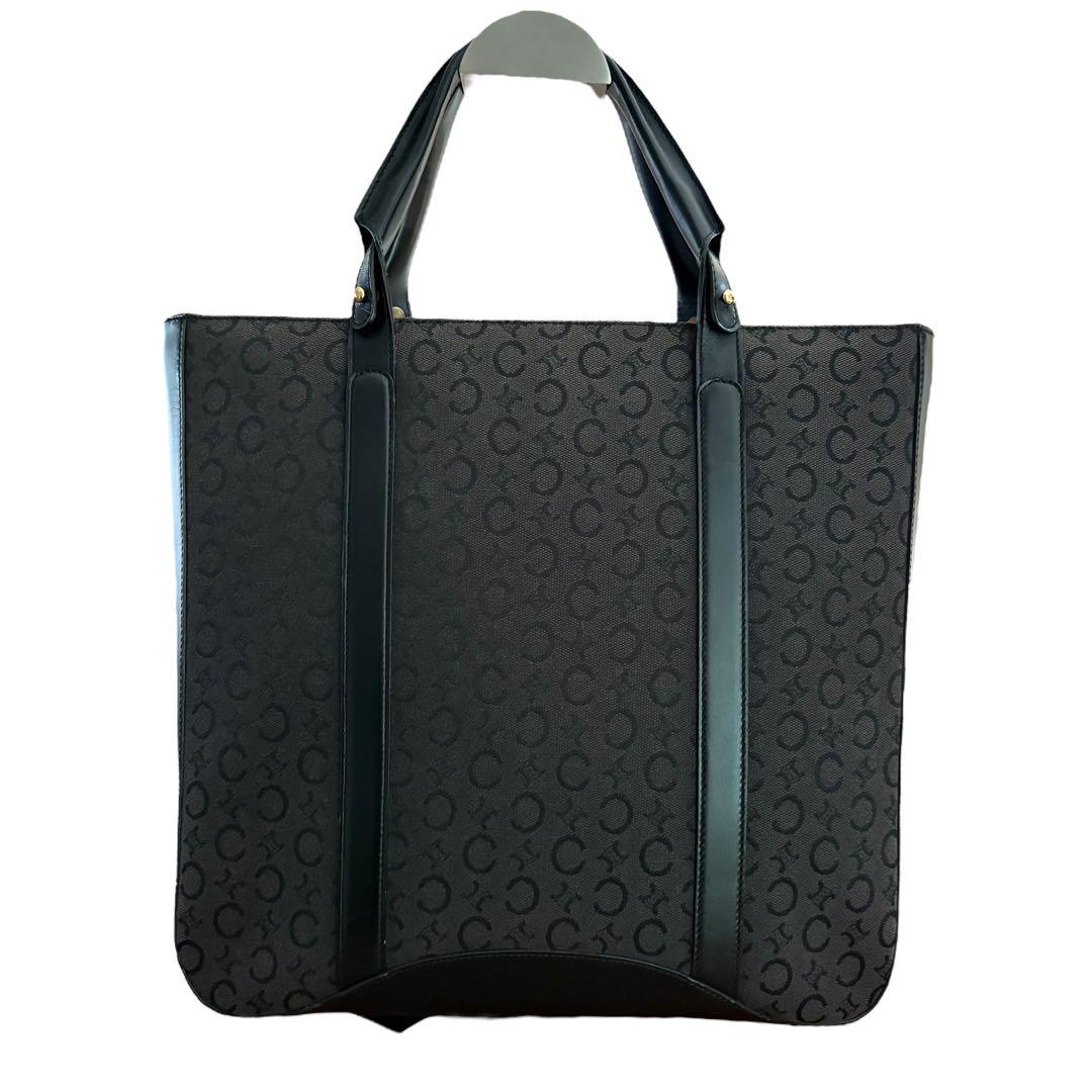 極美品　セリーヌ　トートバッグ　マカダム　大容量　ビジネスバッグ　A4収納可能