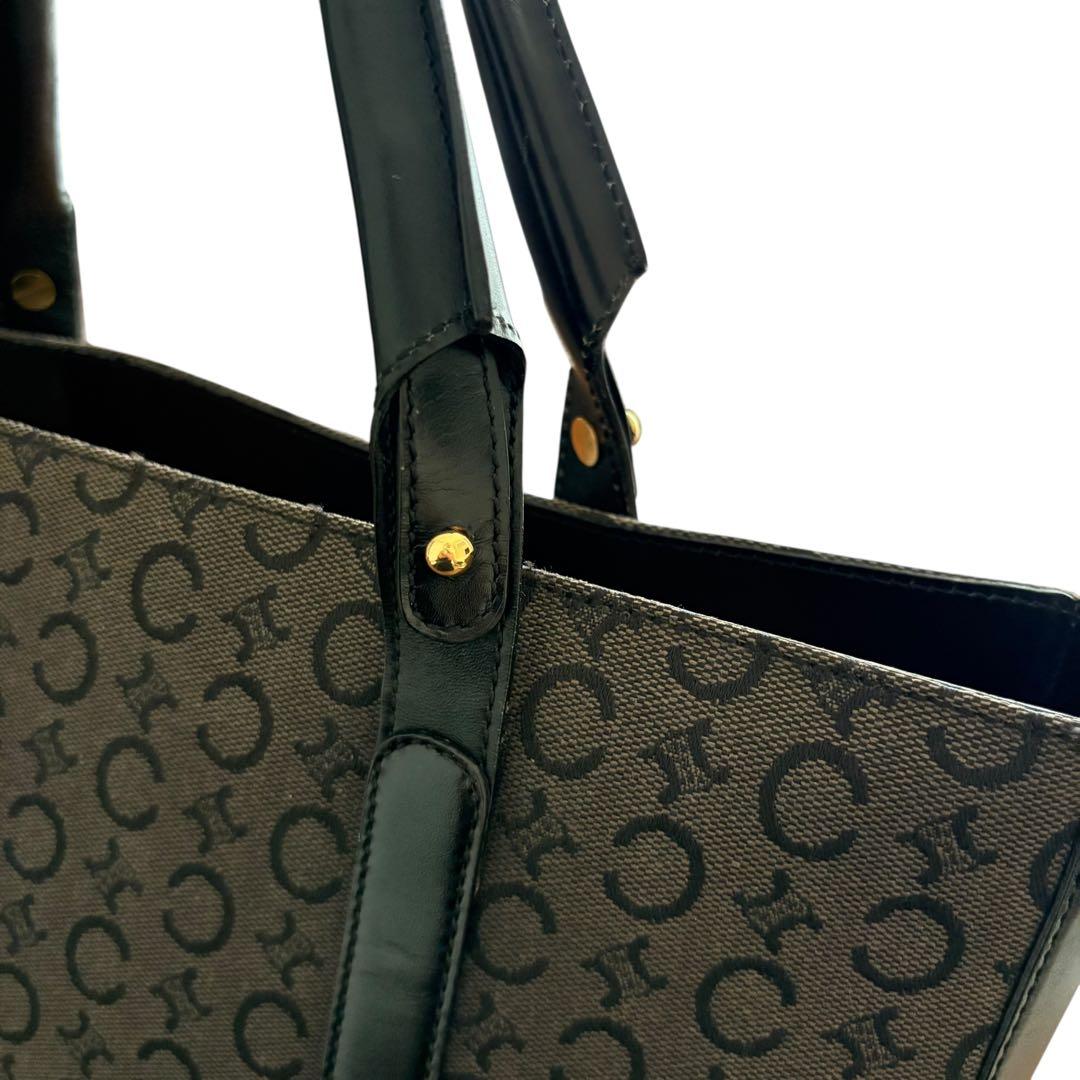 極美品　セリーヌ　トートバッグ　マカダム　大容量　ビジネスバッグ　A4収納可能