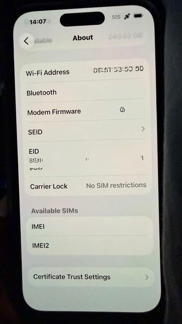 Apple iPhone 15 Pro 256gb シャッター音なし