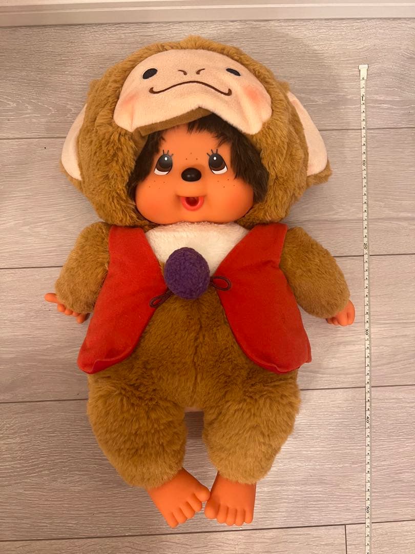 【美品】干支さるモンチッチの大きなLサイズ モンチッチ　ぬいぐるみ