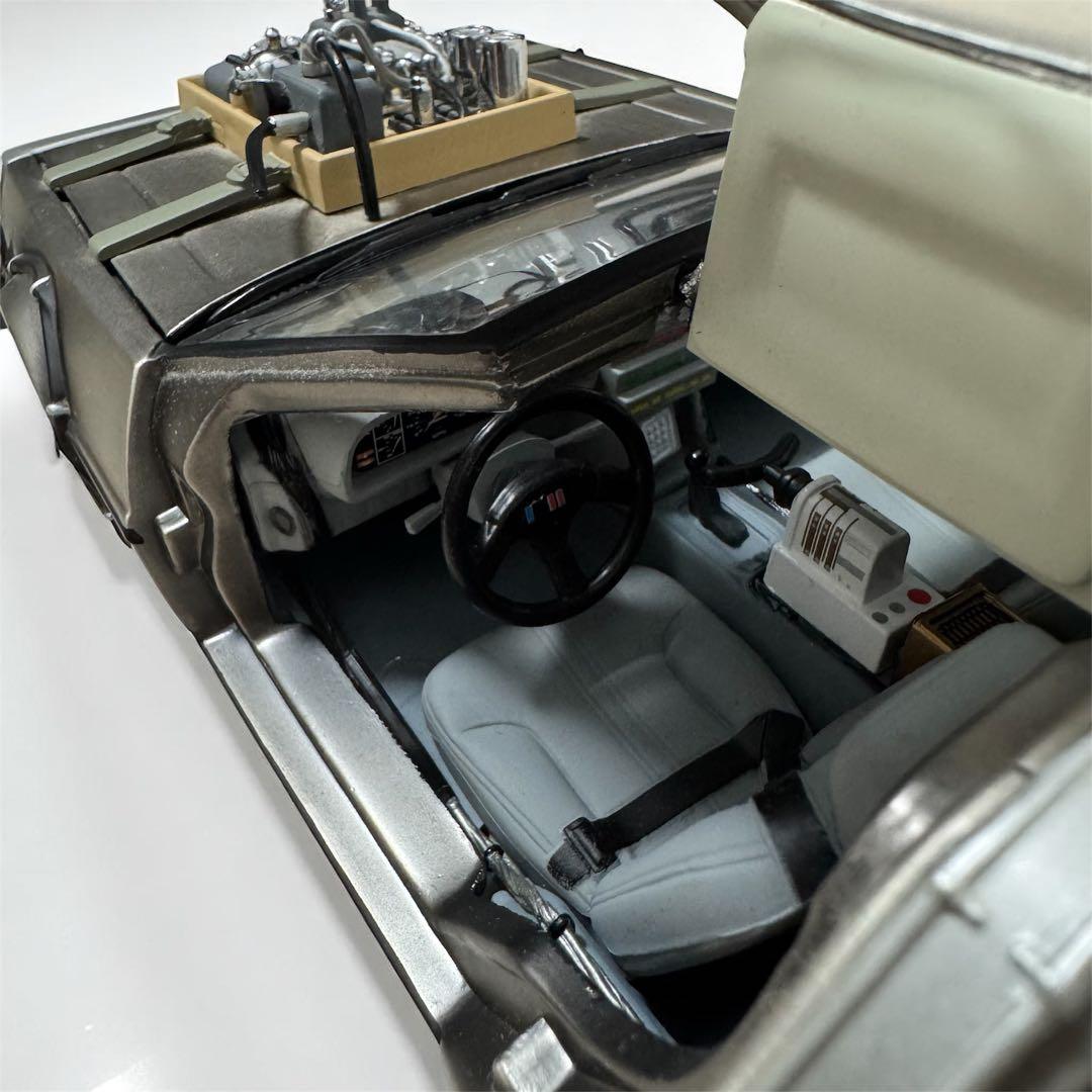 Sun Star 1/18 デロリアン タイムマシン ダイキャストミニカー