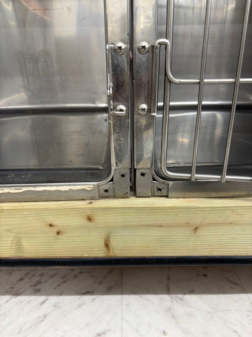 ステンレス　犬舎　ケージ　トリミング　ペットホテル　動物病院