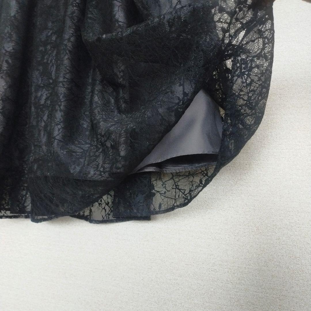 【極美品】エトル ヴィンテージレースボリューム袖フレアドレス