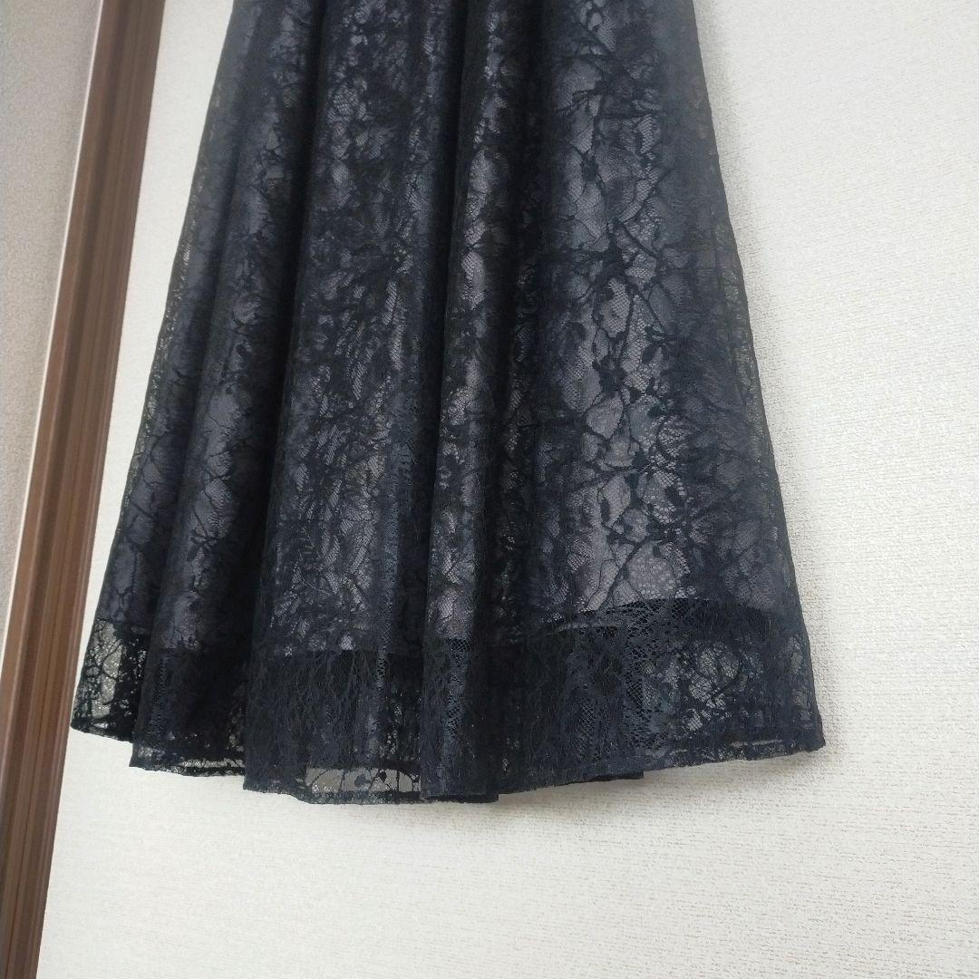 【極美品】エトル ヴィンテージレースボリューム袖フレアドレス