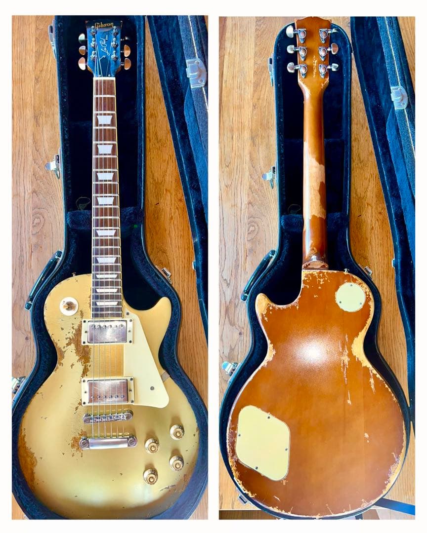 ⭐︎ハードエイジド レスポールスタンダード レプリカ ラッカーゴールドトップ⭐︎