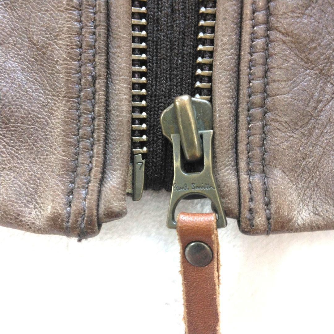 Paul Smith ポールスミス 羊革 リアルレザー 本革 ジャケット M