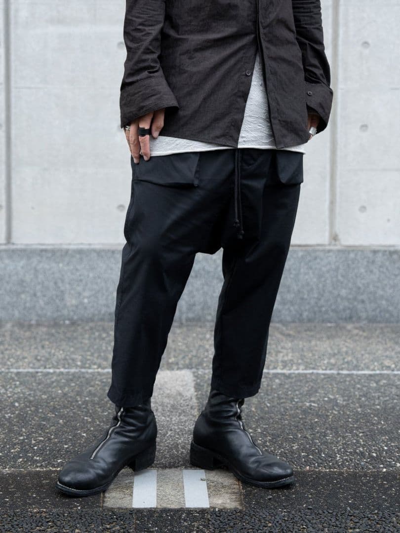 パンツ pry Luxe-Cotton Sarouel Cropped Pants