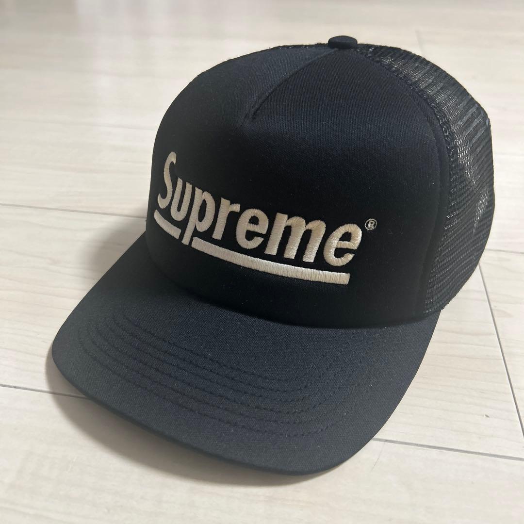 Supreme メッシュキャップ 黒