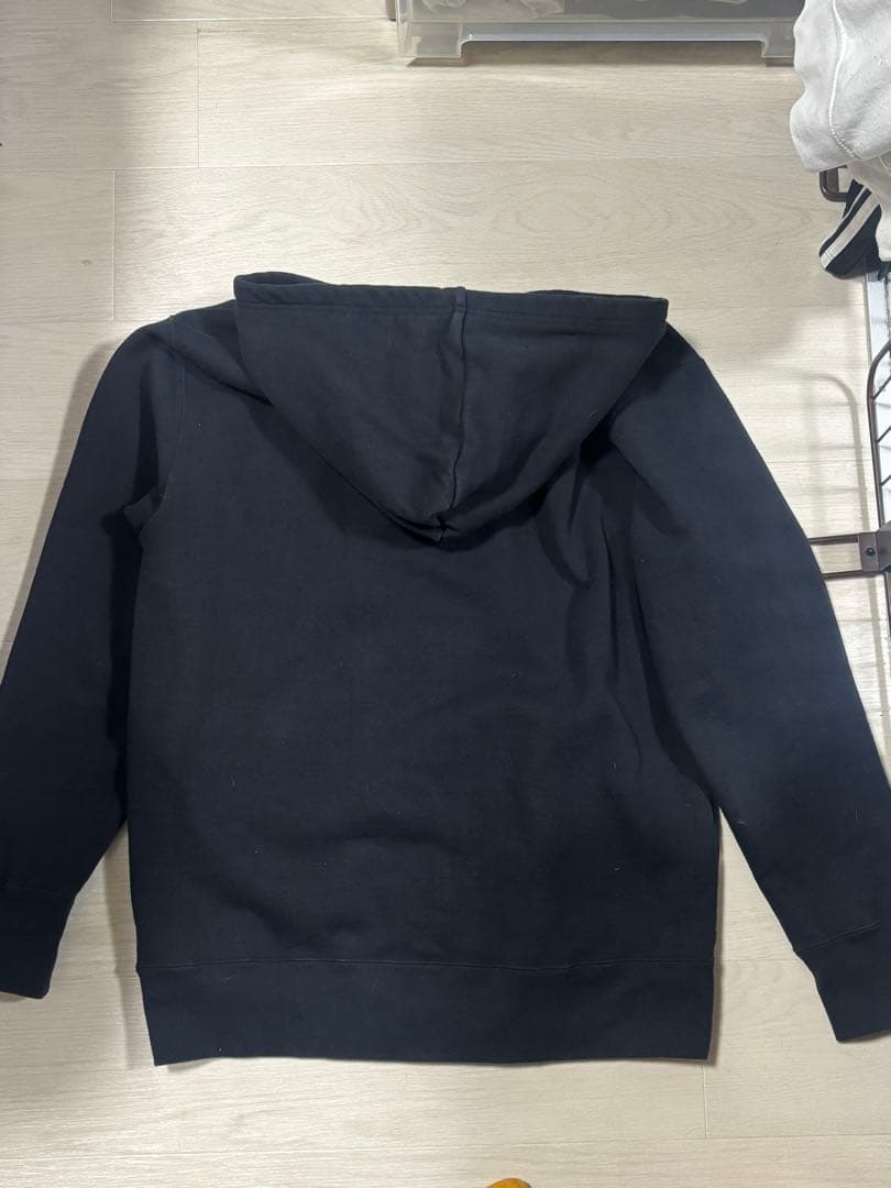 ロンハーマン　ブラック ジップアップ パーカー