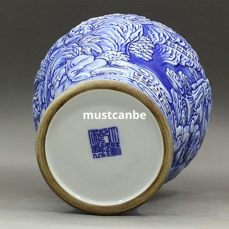 十二支梅瓶 景徳鎮 陶磁器 装飾品 現代工芸品 美術品 置物