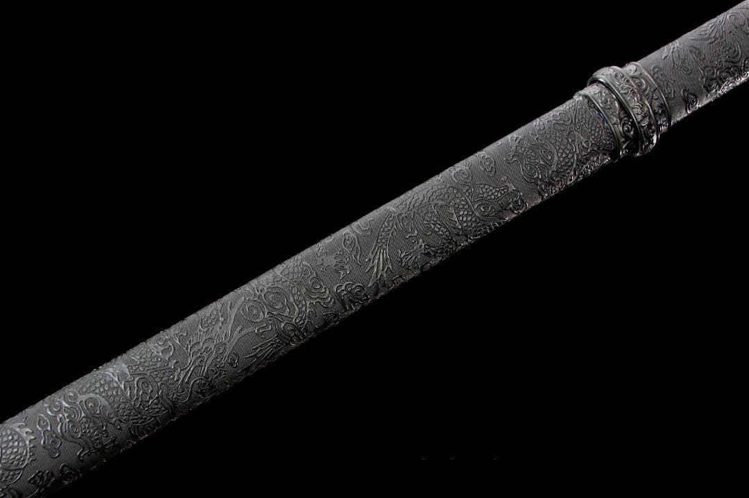 ライトニング唐横刀-高性能マンガン鋼  武具 刀装具 日本刀 唐剣  居合刀