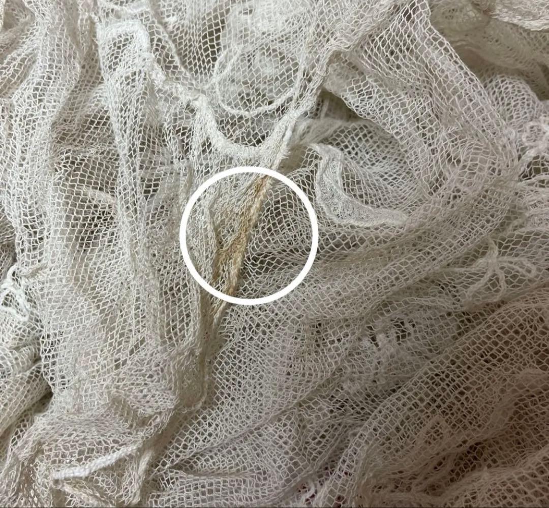 フランスアンティーク♡リボン花籠柄レースベッドカバー