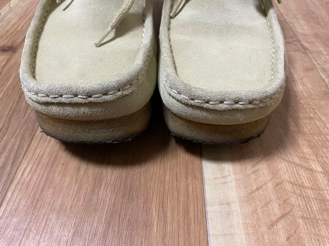 【美品】クラークス ワラビー メープル 25センチ