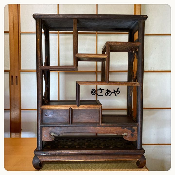 アンティーク飾り棚⑅中国