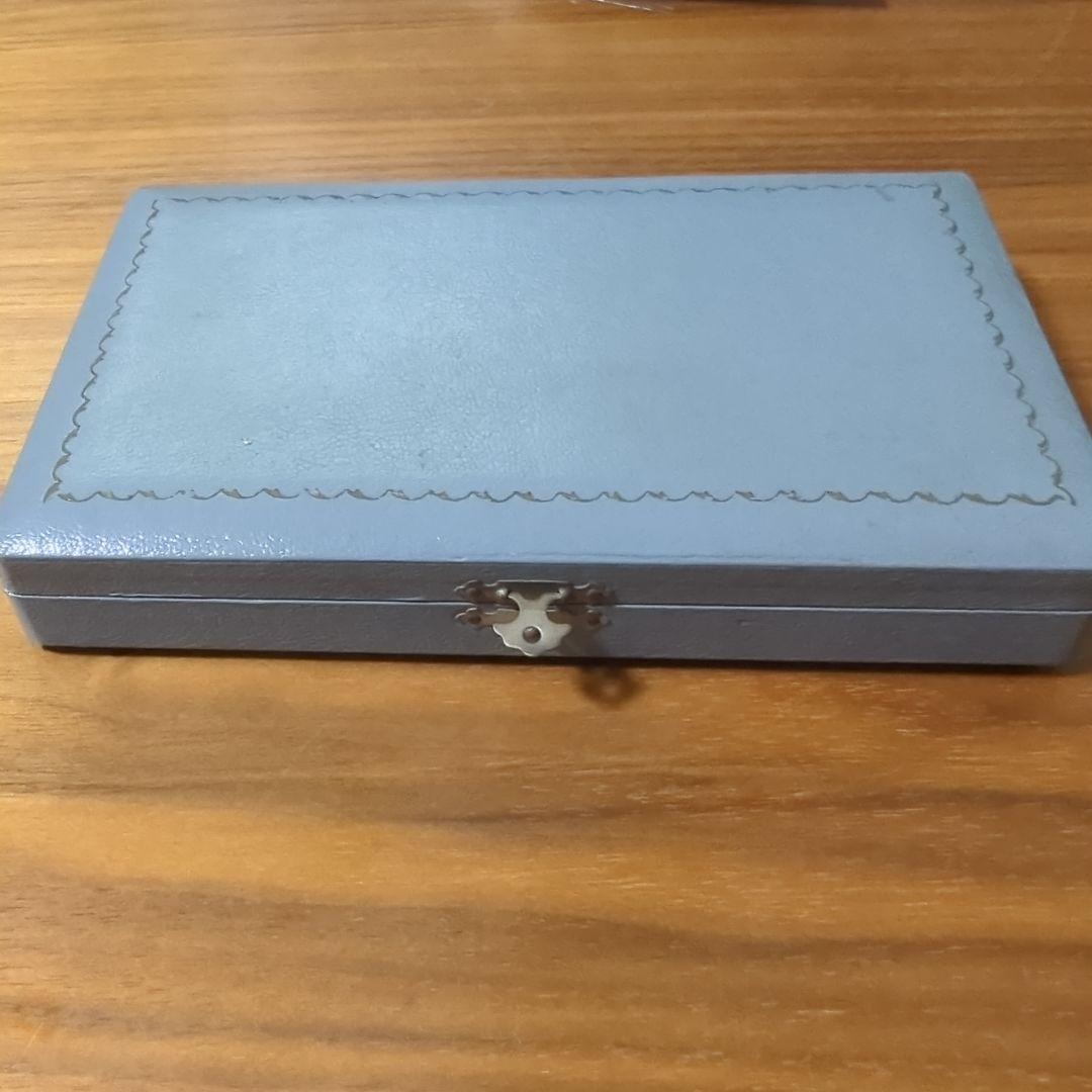 銀製楊枝入れ　横綱若乃花