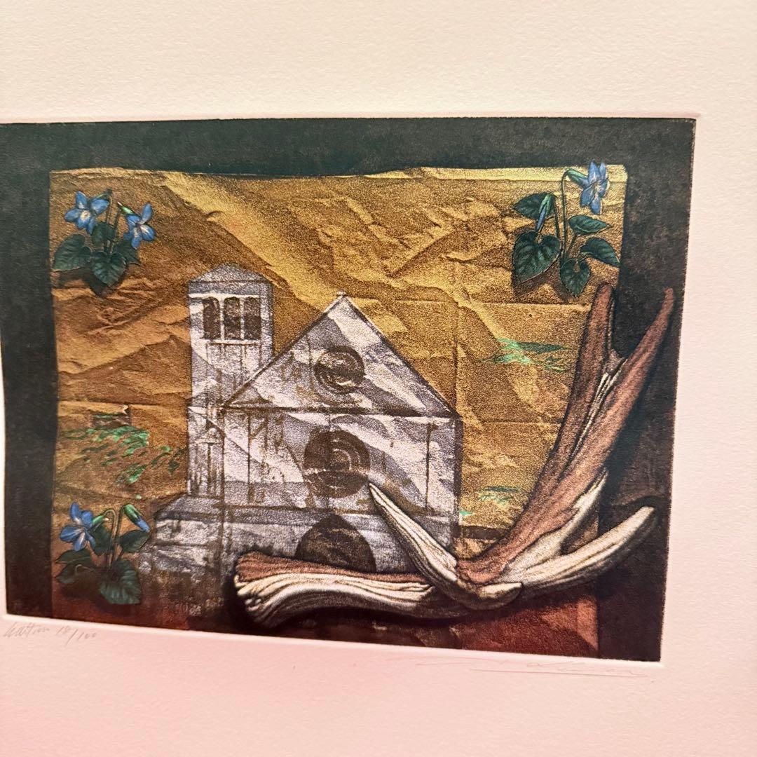 2215様感謝‼️世界観かわる‼️真作馬場章　銅版画\"VIEW 5部作額一点付