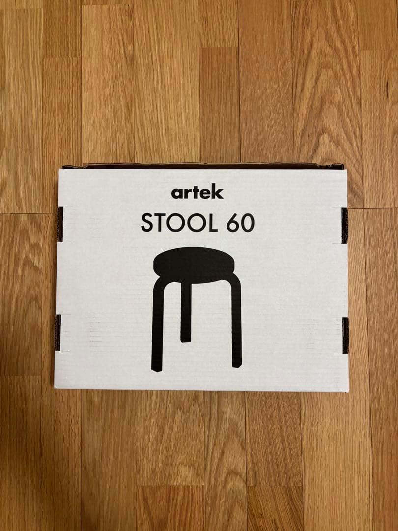 Artek Stool60 3本脚　バーチ　ナチュラルラッカー　ほぼ未使用品