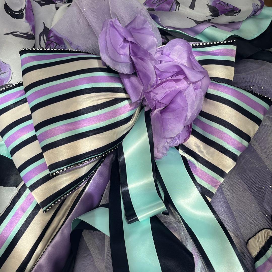 【希少】シェーナドゥーノ 神田うの カラードレス 花柄 紫 結婚式