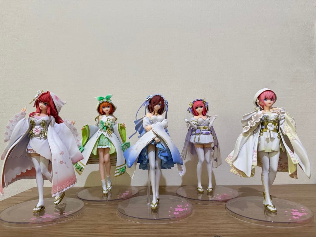 五等分の花嫁 白無垢フィギュア 5体セット