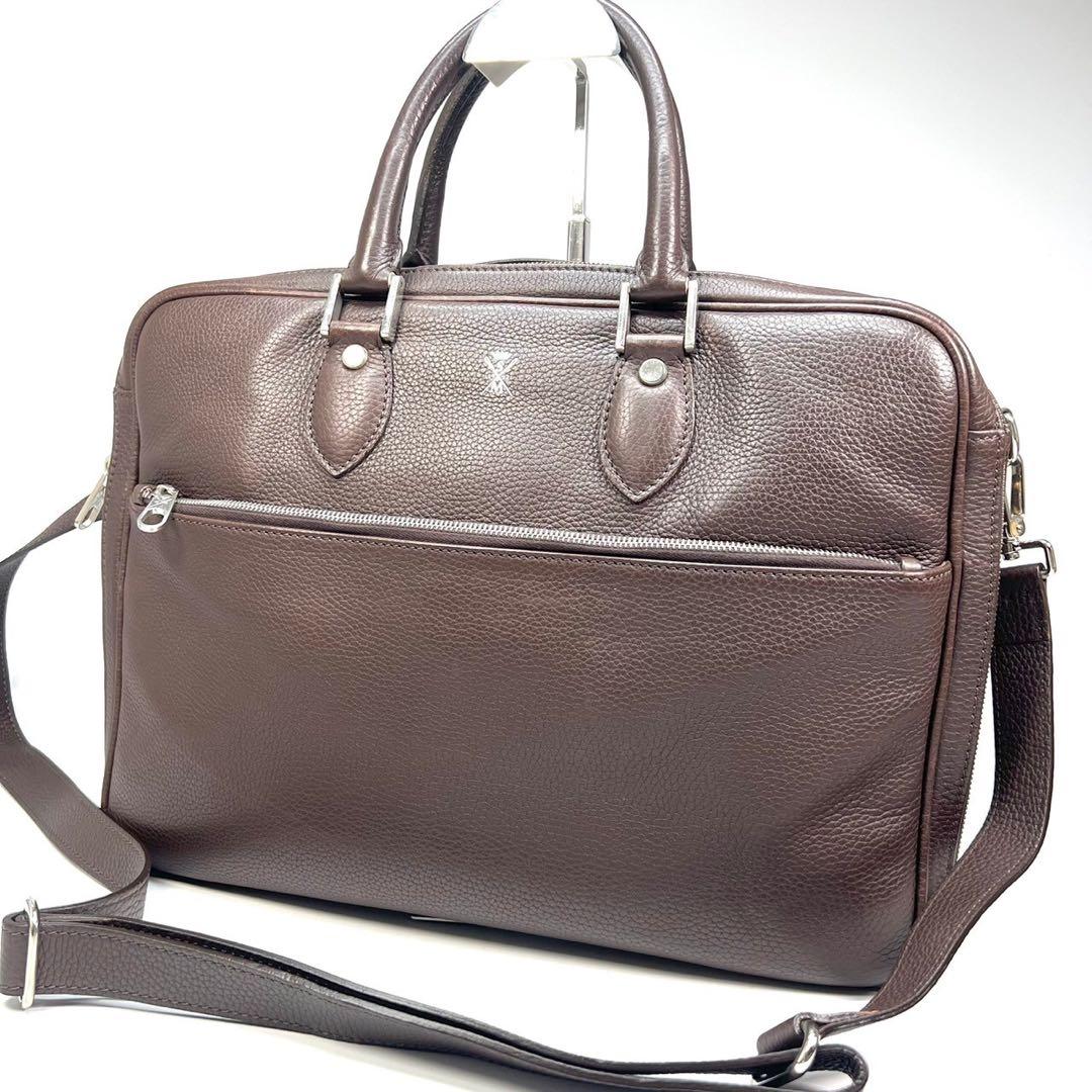 ストールマンテラッシ　ビジネスバッグ　ブリーフケース　2way レザー