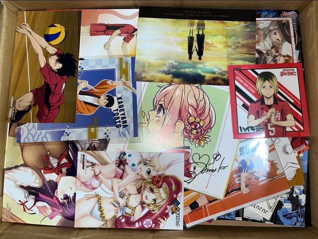 アニメグッズ キャラクターグッズ 紙雑貨 紙類 1500枚以上 大量 まとめ売り