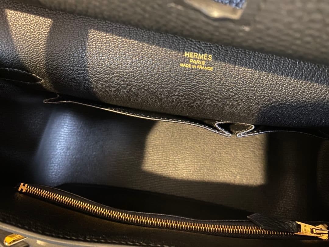 【週末限定値下】W刻印エルメス トゴ ジプシエール28ゴールド金具黒2024年製