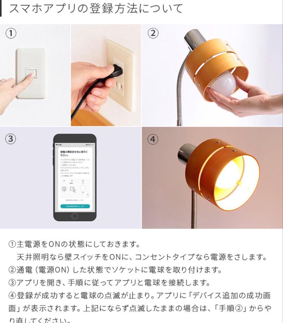 ブラック・ブラウンシーリングライト ＋ TOLIGO LEDスマート電球 E26