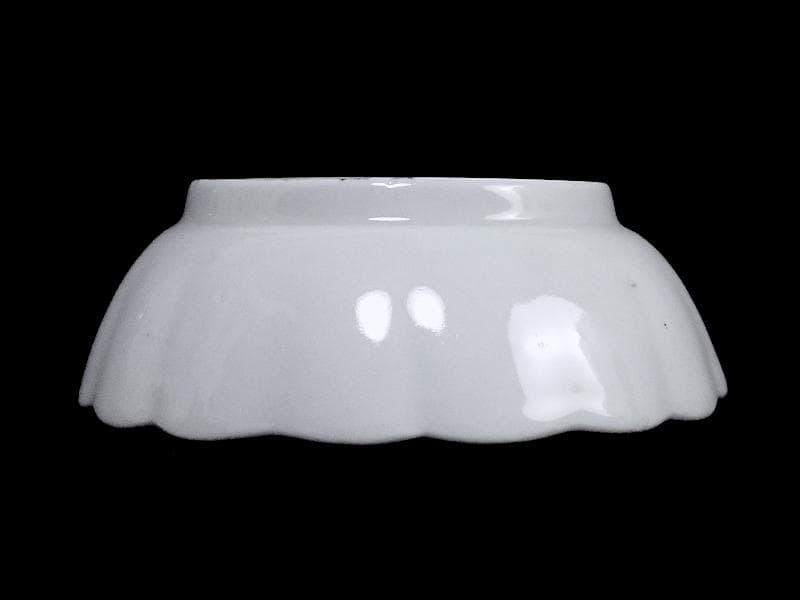 古伊万里　染付　七宝紋に梅の図　膾皿　５客　381AS-CAv