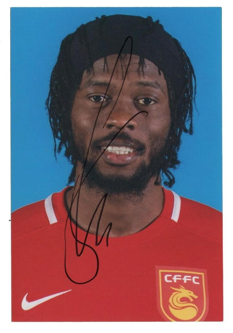 直筆サイン入り写真 ジェルヴィーニョ 河北華夏幸福足球倶楽部 SA鑑定済