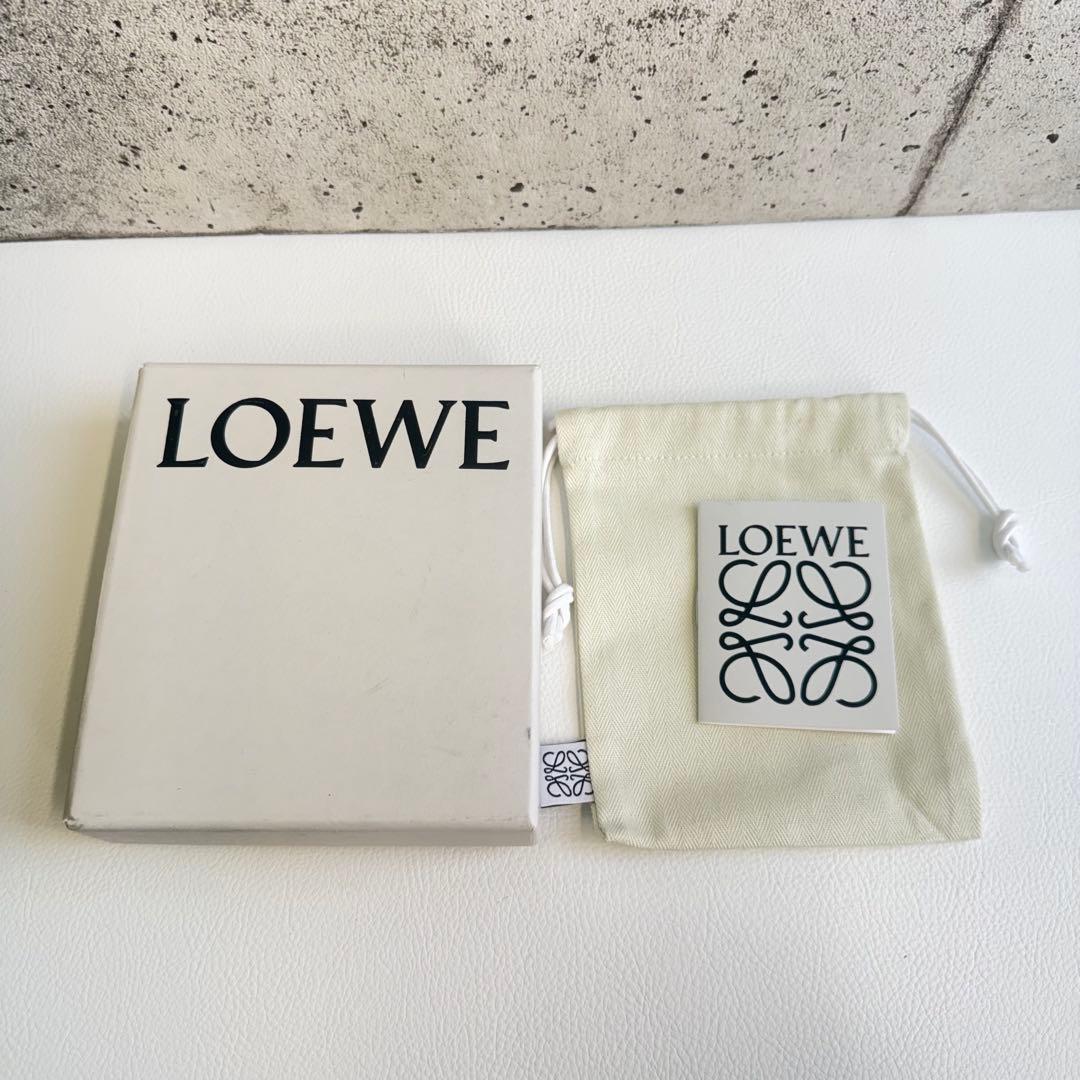 ま*ん様 LOEWEロエベ バーティカル ウォレット 3つ折り 折りたたみ財布