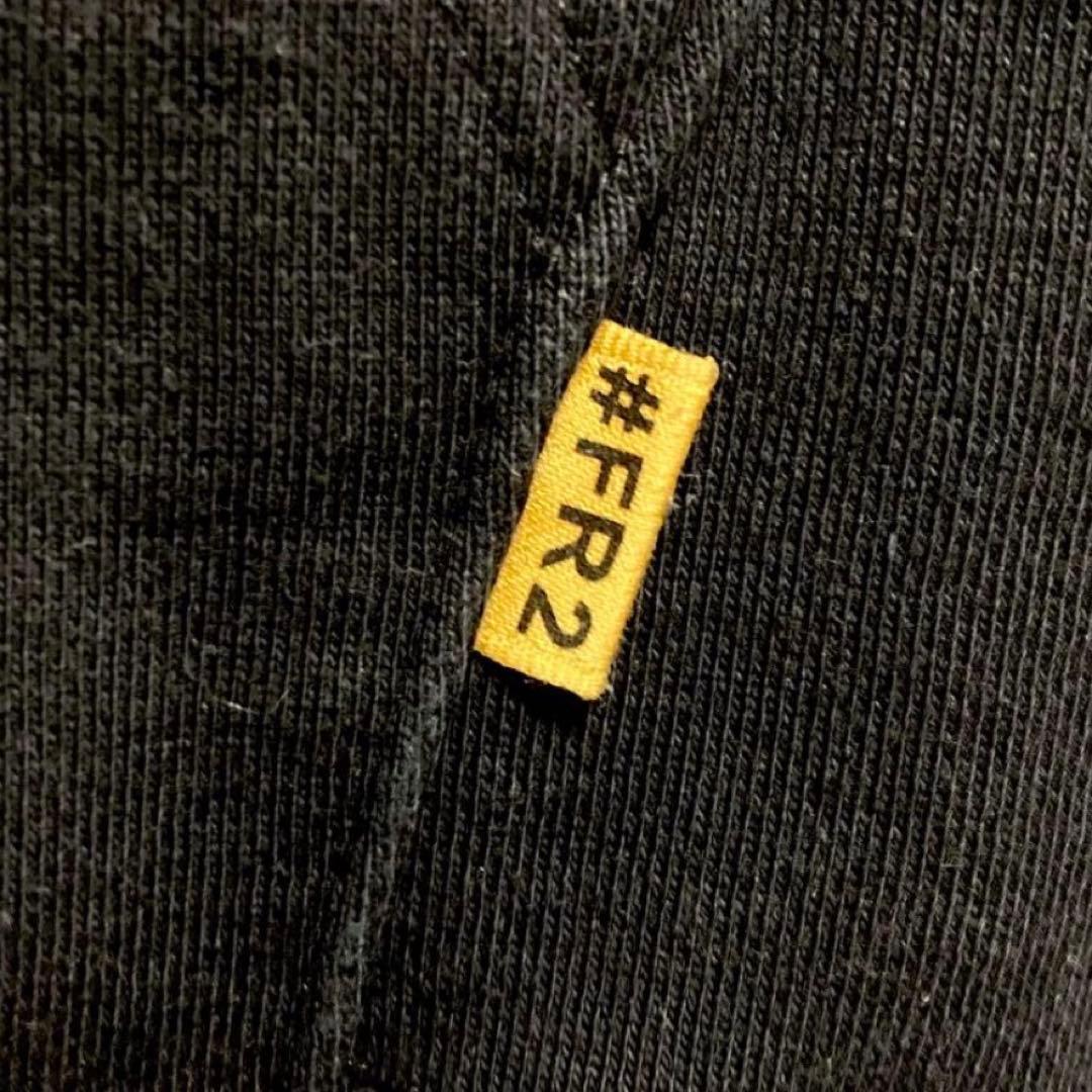 FR2 × WIND AND SEA コラボ　ロゴ　パーカー　XL 黒　フーディ