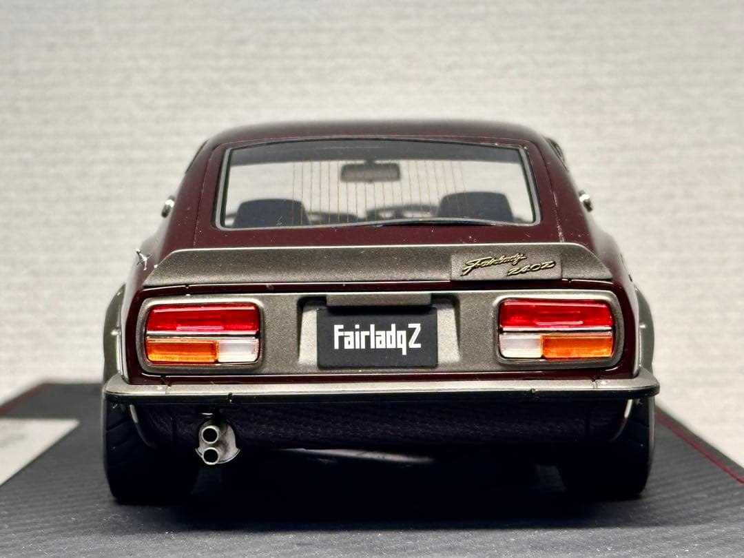メイクアップ アイデア 1/18 日産 フェアレディ 240ZG Maroon