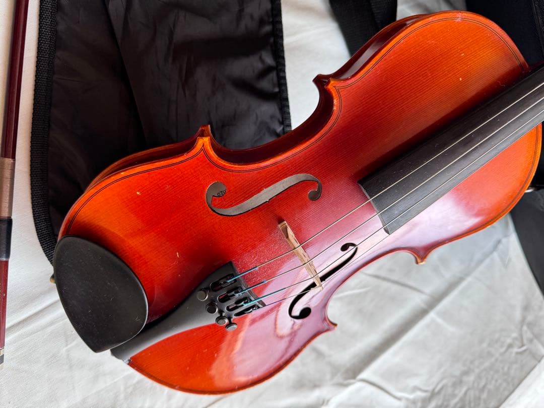 分数 バイオリン 1/2 suzuki No.230 弦 肩当 弓 ケースセット