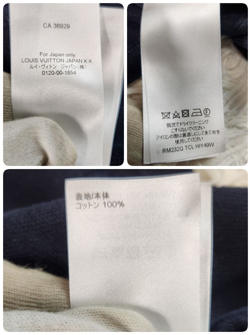 【美品】LOUIS VUITTON シグネチャー3DポケットモノグラムTシャツ