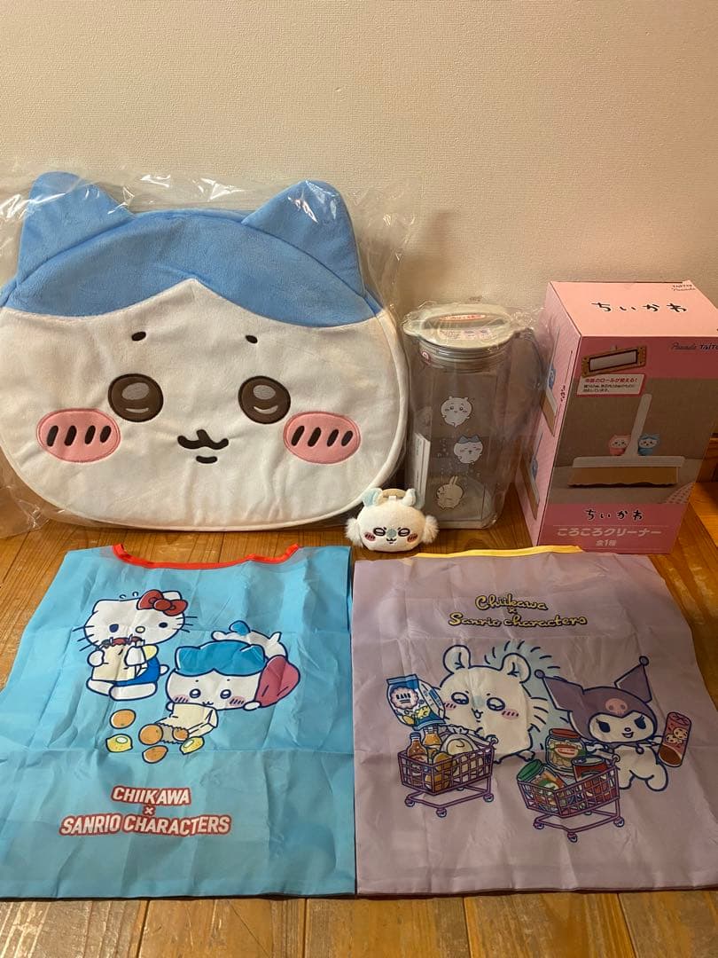 ちいかわおかおBIGボストンバッグ　ちいかわ×サンリオエコバッグ　新品