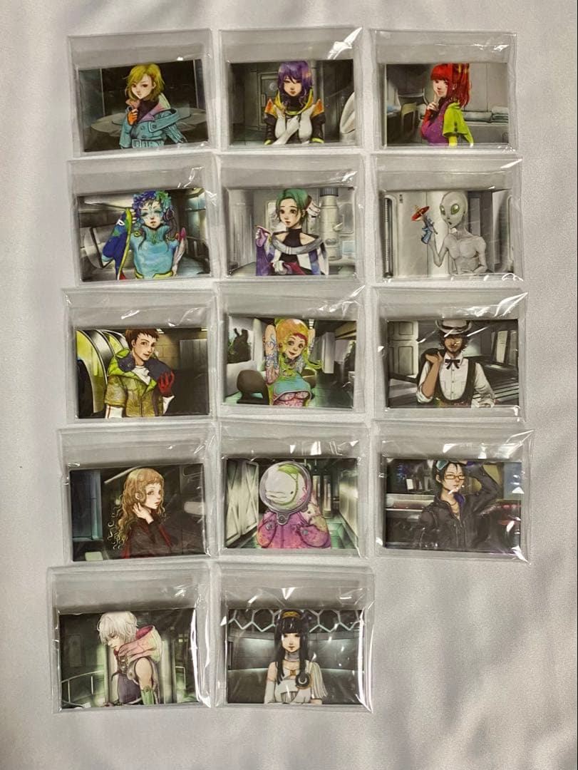 GNOSIA グノーシア スクエア缶バッジ 全14種セット ヴィレヴァンコラボ