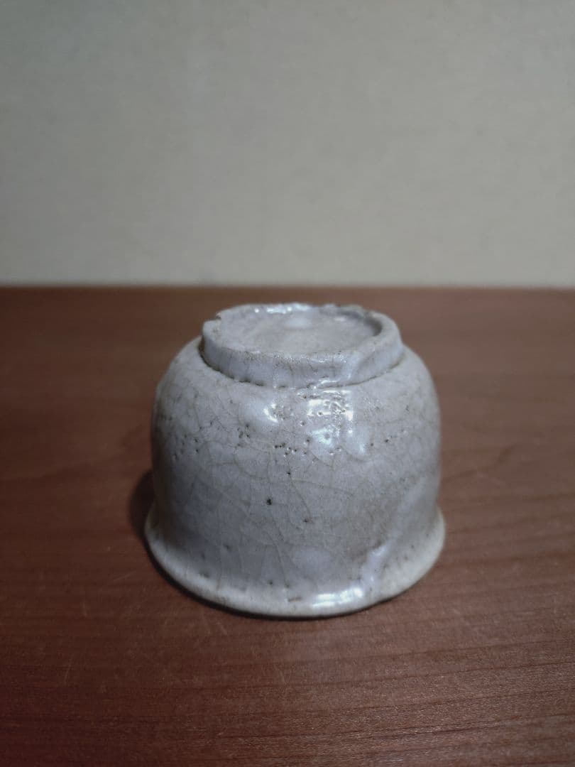 桃山志野 無地志野 筒盃