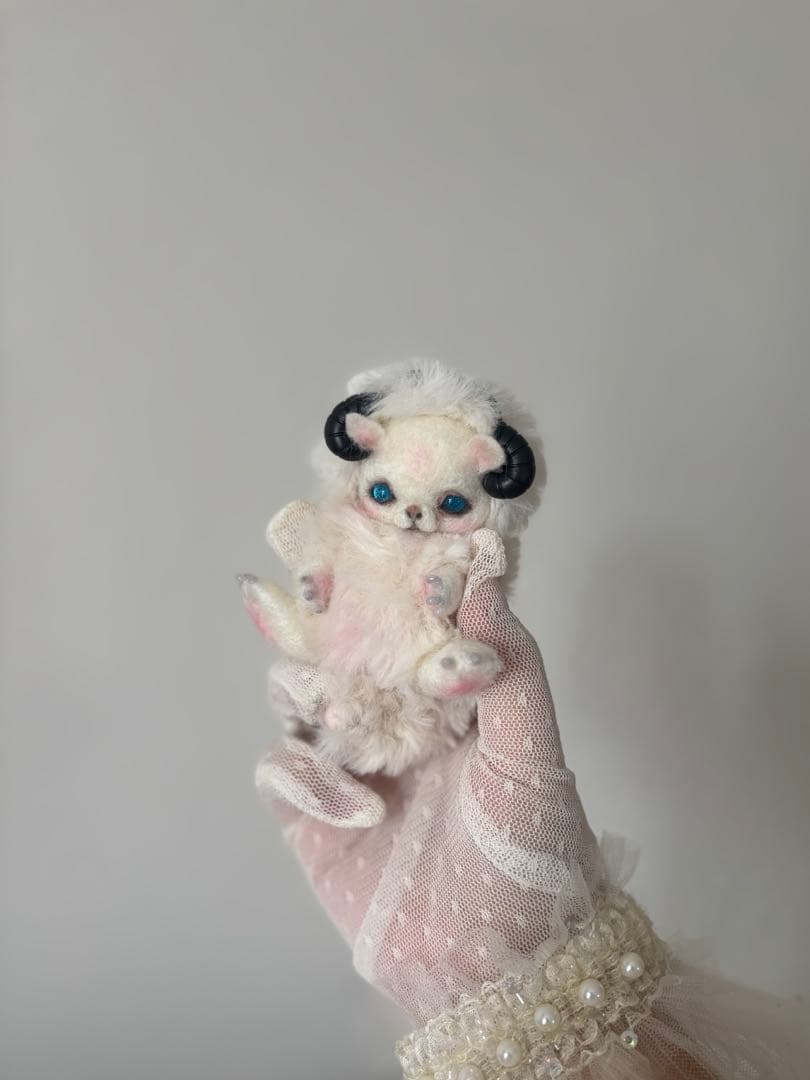 アートドール　マシュマロ幻獣47 羊毛フェルト