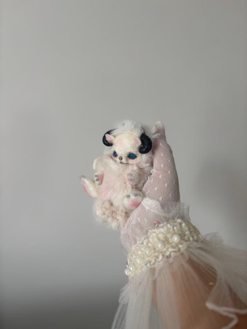 アートドール　マシュマロ幻獣47 羊毛フェルト